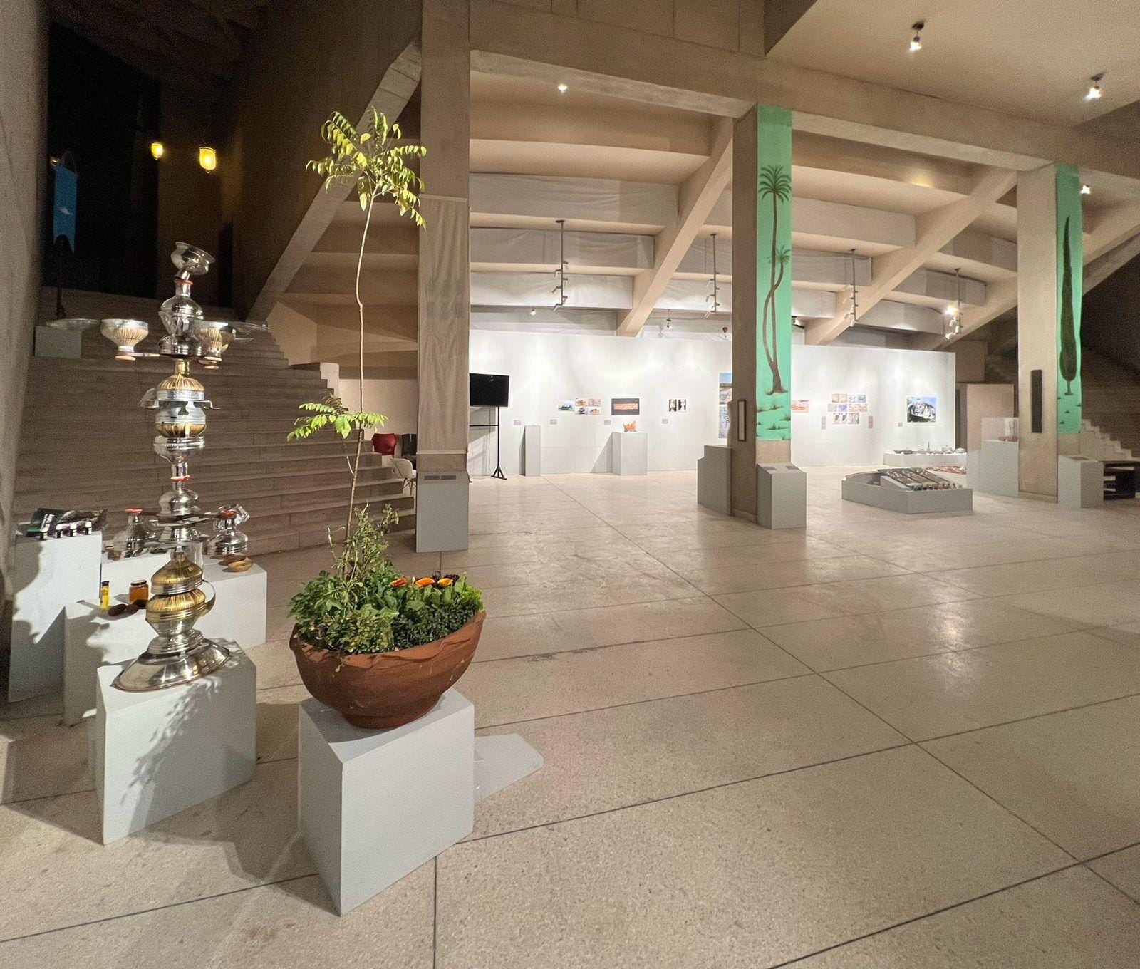 Exhibition view at Al Hamra Arts Complex, Lahore.